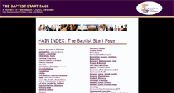 Desktop Screenshot of baptiststart.com